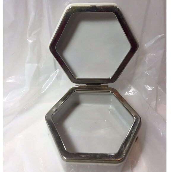 VTG 1976 Wedding Keepsake Trinket Box Porcelain Hinged Japan Romantic Cottagecor - Picture 3 of 7